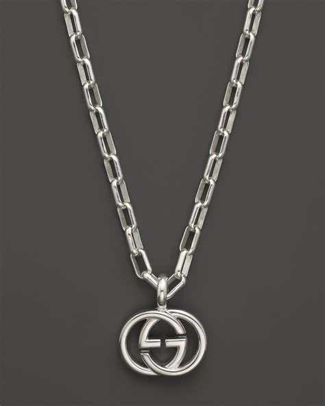 gucci facing g necklace|Gucci necklace interlocking g.